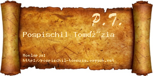 Pospischil Tomázia névjegykártya